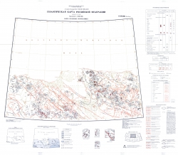 R-58-(60) (Билибино). Государственная геологическая карта Российской Федерации (новая серия). Карта полезных ископаемых.