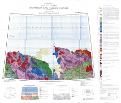 R-58-(60) (Билибино). Государственная геологическая карта Российской Федерации (новая серия). Карта дочетвертичных образований