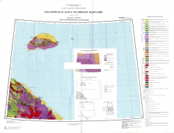 R-(60)-2 (о.Врангеля). Государственная геологическая карта Российской Федерации (Новая серия). Карта дочетвертичных образований