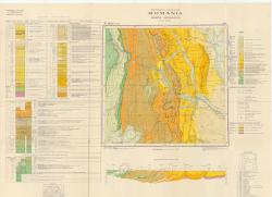 Republca socilista Romania, Harta geologica, L-35-XV, Bacau