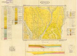 Republca socilista Romania, Harta geologica, L-35-XVI, Birlad