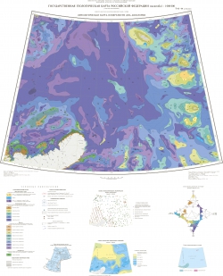 T-41-44 (м. Желания). Государственная геологическая карта Российской Федерации. Третье поколение. Литологическая карта поверхности дна акватории. Северо-Карско-Баренцевоморская серия