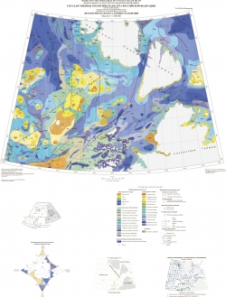 T-45-48 (м. Челюскин). Государственная геологическая карта Российской Федерации. Третье поколение. Литологическая ката донных отложений. Северо-Карско-Баренцевоморская и Таймырско-Североземельская серии
