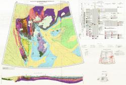 U-32-36; T-32-36 (Svalbard). Geological map of Spitsbergen (Svalbard), and surrounding shelf. Pre-quaternary deposits.