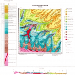 Учебная геологическая карта №10. Старый комплект