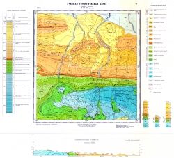 Учебная геологическая карта №18. Старый комплект