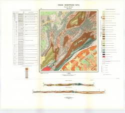 Учебная геологическая карта №18