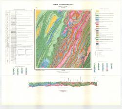 Учебная геологическая карта №21
