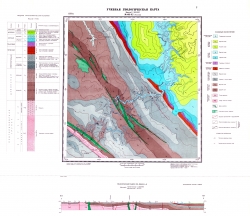 Учебная геологическая карта №7. Старый комплект